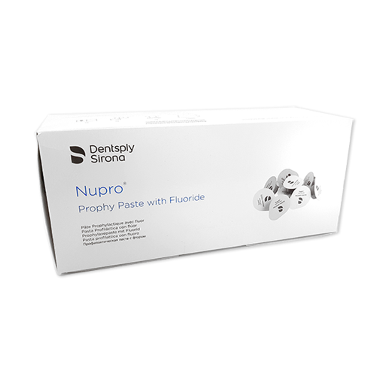 Dentsply Nupro Plus Grit Mint-Flavored Prophy Paste Infused with Fluoride - 200 Unit Dose Cups Dentsply Nupro Plus Grit Mint-Flavored Prophy Paste Infused with Fluoride - 200 Unit Dose Cups